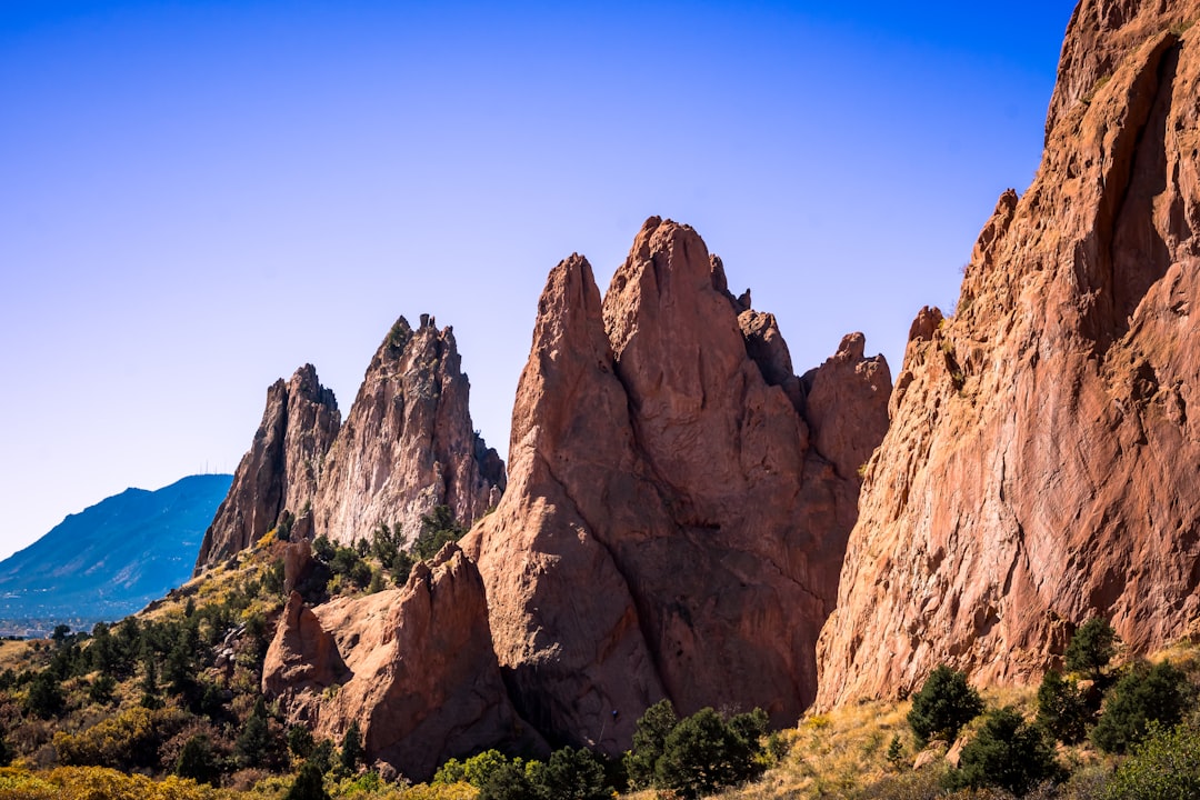 Garden of the Gods sunrise red rock formations