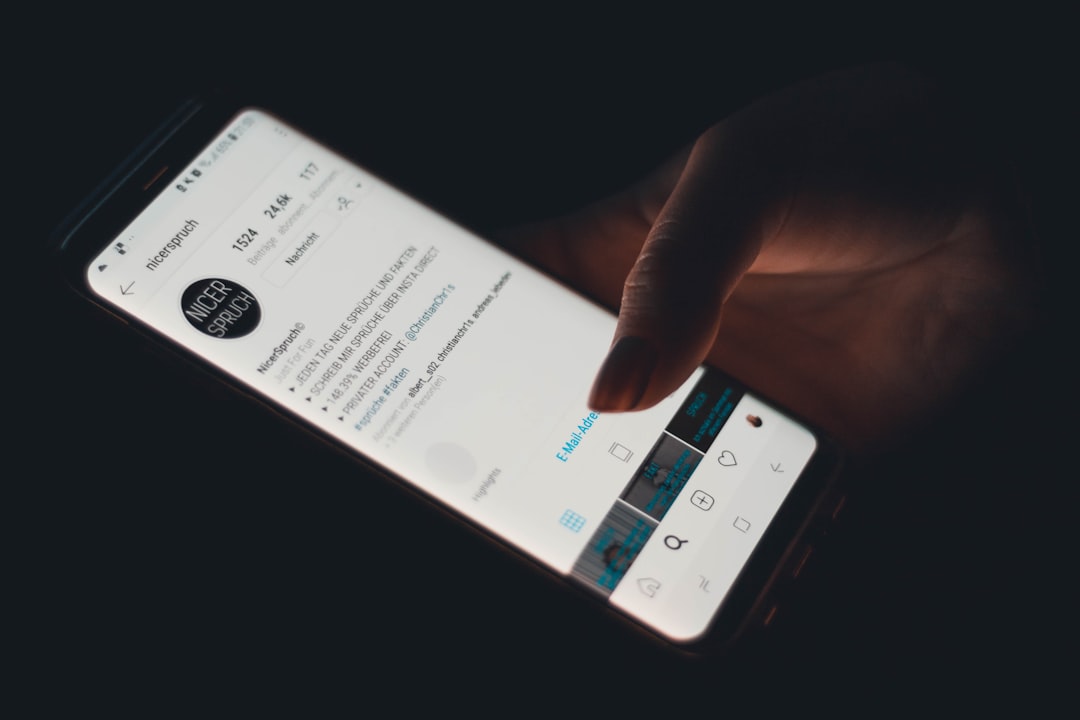 five star review glowing on a smartphone screen