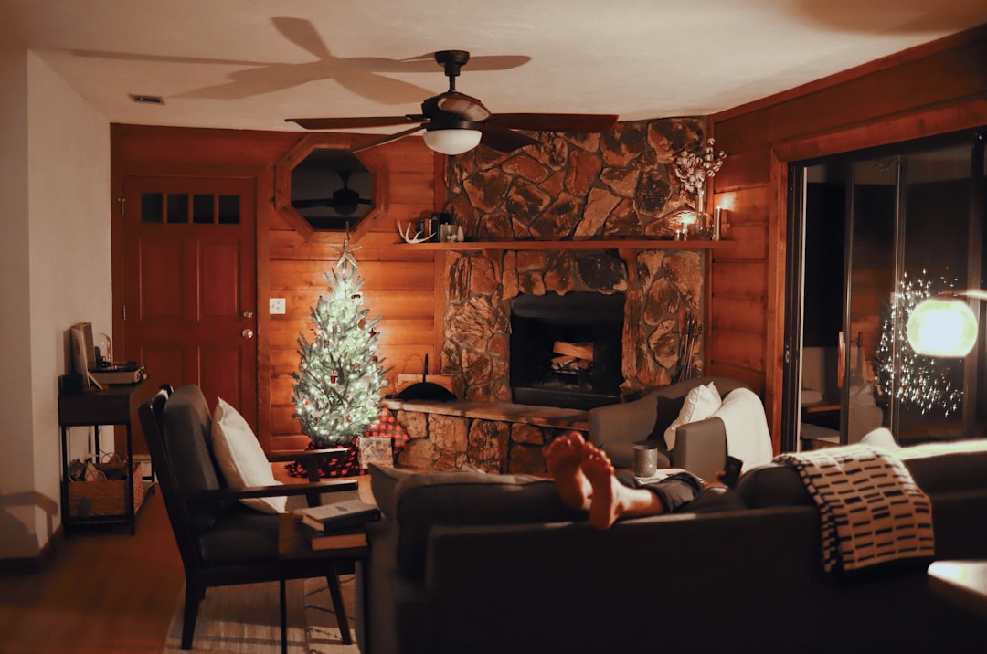 happy family playing board games in a cozy cabin