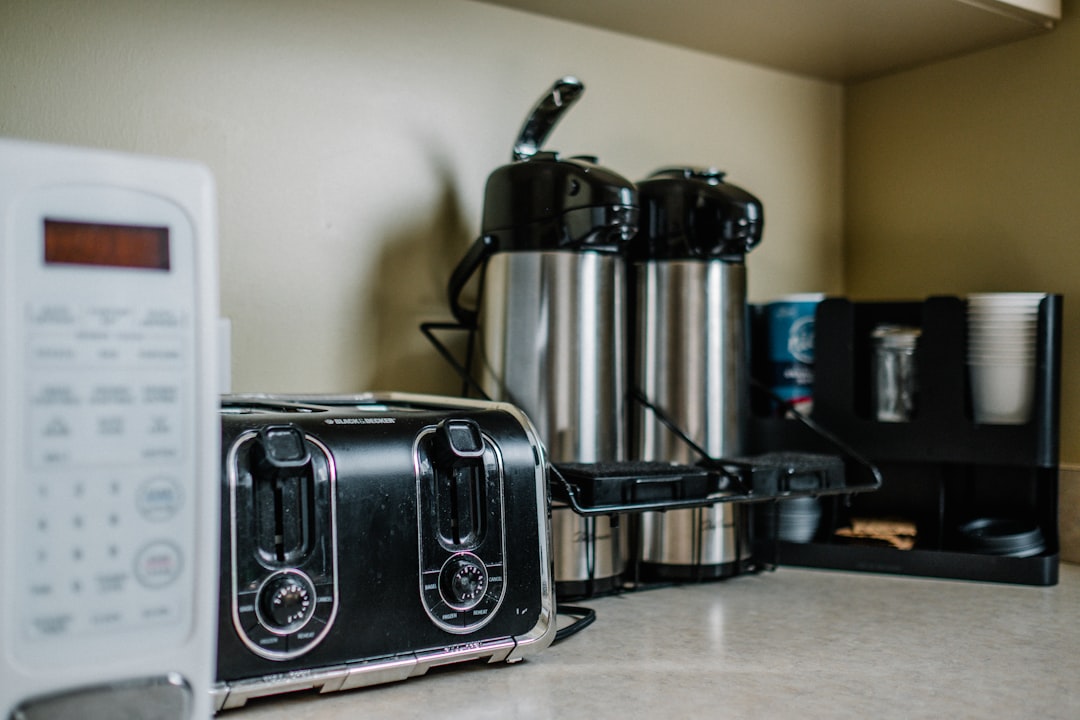 modern, well-stocked vacation rental kitchen with coffee station